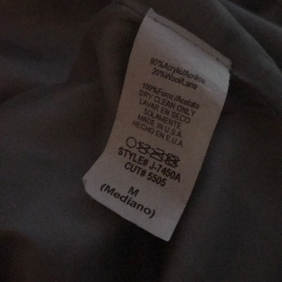 Dejavu red and grey polka dot coat - Picture 8 of 8